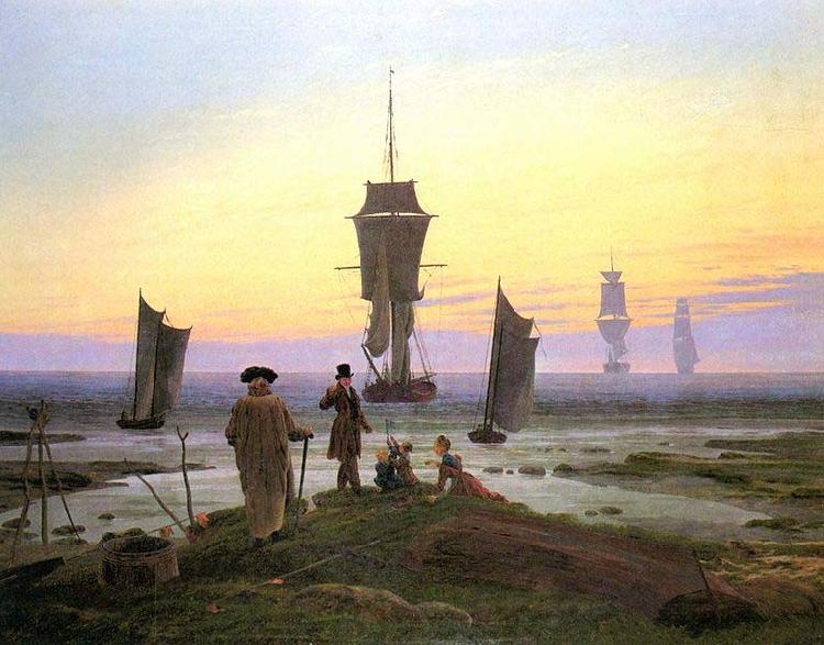 Caspar David Friedrich The Stages of Life oil painting image